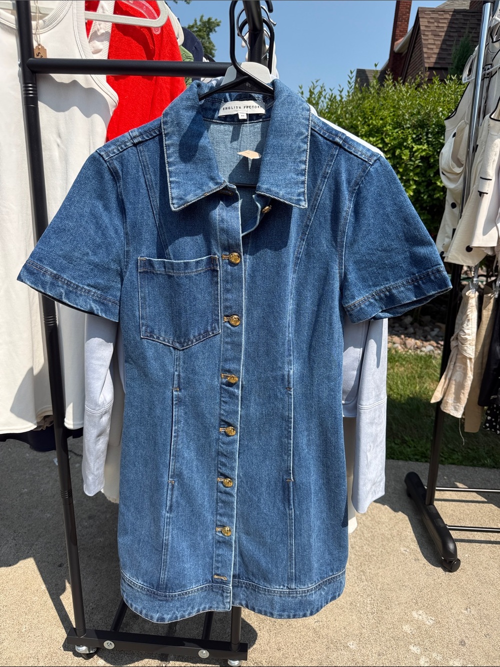 English Factory Jean Dress